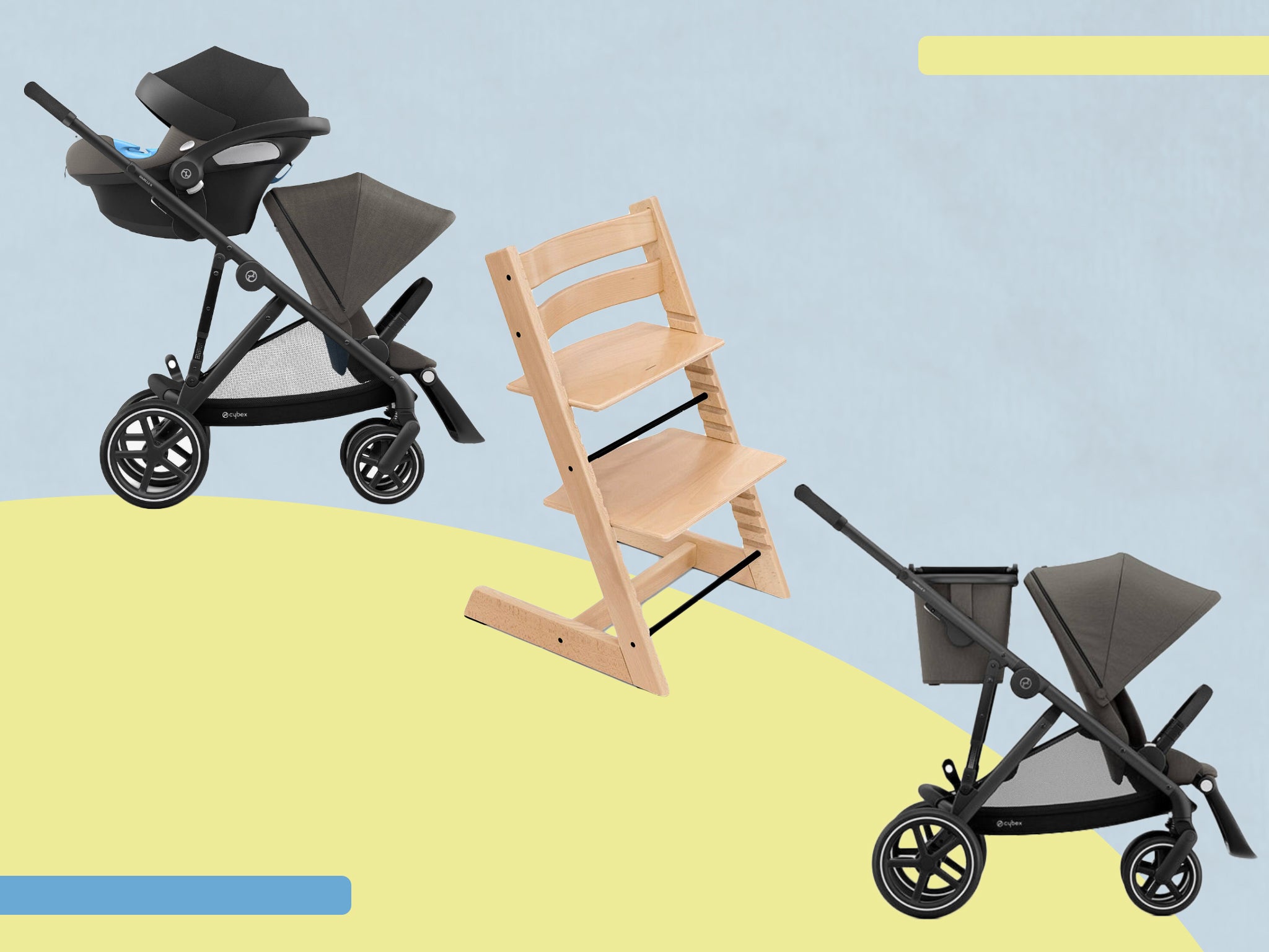 Baby chair outlet stroller